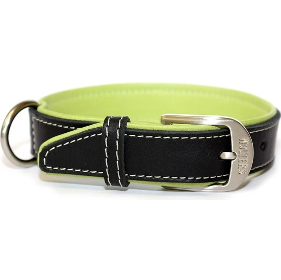 Wolters Leather Collar Terranova Flat 50Cm X 30Mm SıyahYesıl